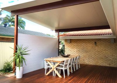 Custom Built Brisbane Patio roof on Brisbane home